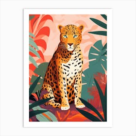 Leopard In The Jungle 25 Art Print