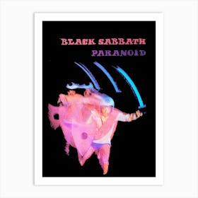 Black Sabbath Paranoid Art Print