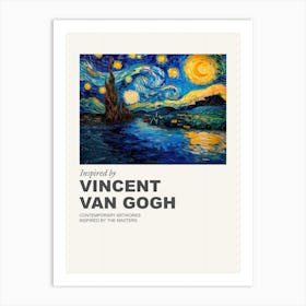 Museum Poster Inspired By Vincent Van Gogh 3 Art Print