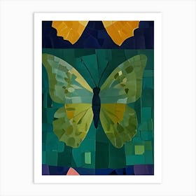 Butterfly Mosaic Art Print