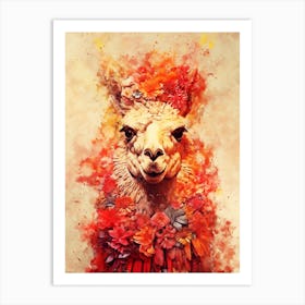 Llama Art Print