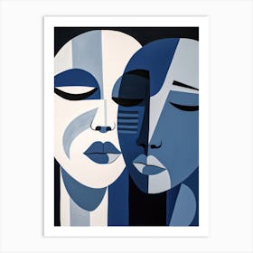 Two Faces 5 Art Print