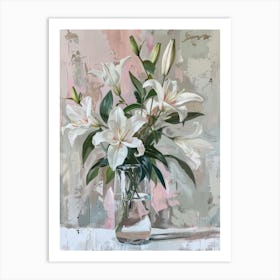 A World Of Flowers Lilies 4 Painting Art Print