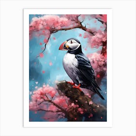 Puffin bird Art Print