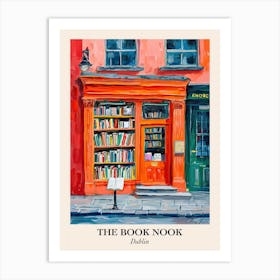 Dublin Book Nook Bookshop 3 Poster Art Print