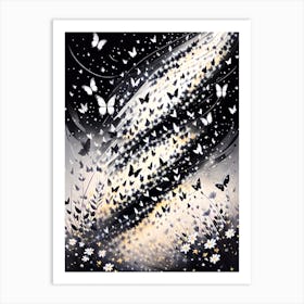 Butterflies In The Sky Art Print