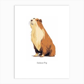 Guinea Pig Kids Animal Poster Art Print