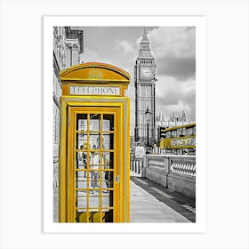 London Telephone Booth Art Print