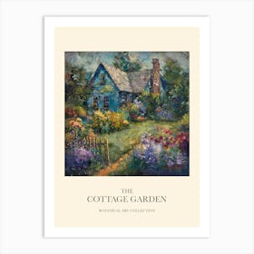 Nature Cottage Garden Poster 2 Art Print