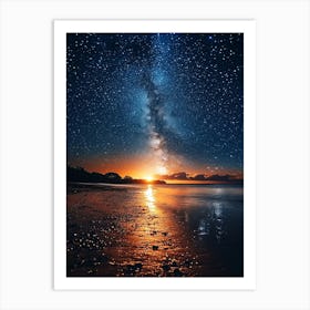 Starry Night Sky 4 Art Print