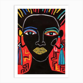 African Woman 120 Art Print