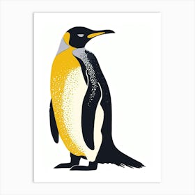 Yellow Emperor Penguin 3 Art Print