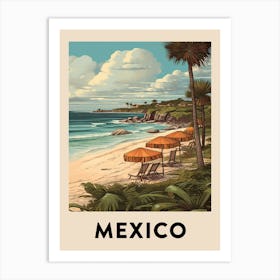 Vintage Travel Poster Mexico 4 Art Print