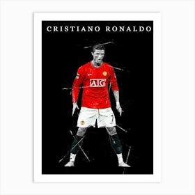 Cristiano Ronaldo Manchester United 2 Art Print