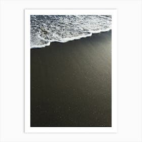 Black Sand Beach 1 Art Print