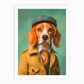 A Beagle Dog 9 Art Print