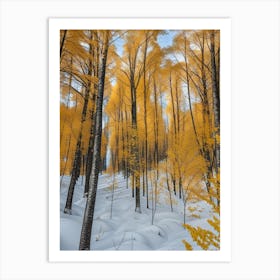 Autumn Forest 110 Art Print