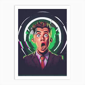 Man In A Suit Art Print