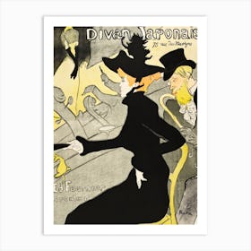 Divan Japonais, Henri de Toulouse-Lautrec Art Print