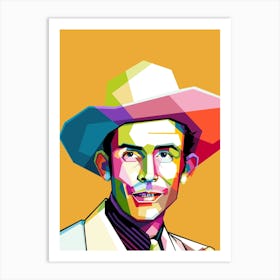 Hank William Wpap Art Print