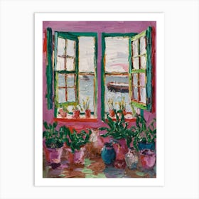 Window To The Sea Art Print