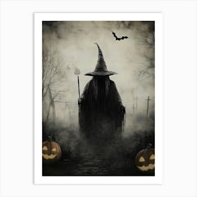 Halloween Witch Art Print