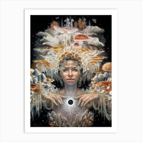 Shamanic Woman Art Print