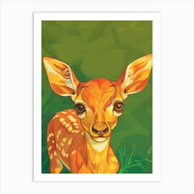 Fawn Illustration 6 Art Print