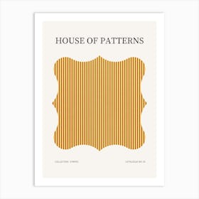 Stripes Pattern Poster 29 Art Print