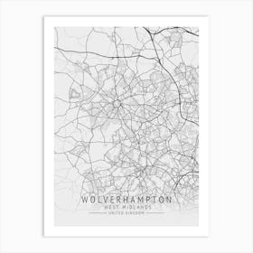 Wolverhampton Map Poster