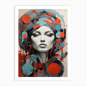 Abstract Of A Woman Art Print