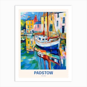 Padstow England 4 Uk Travel Poster Art Print