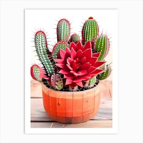 Cactusplanter 2 Art Print