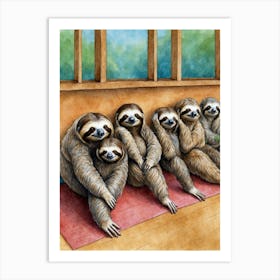 Sloths Art Print