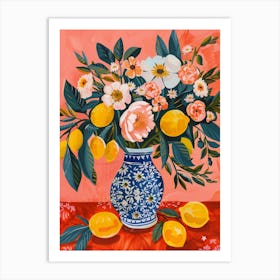 Lush Lemon Blossom Art Print