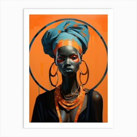 African Woman 34 Art Print