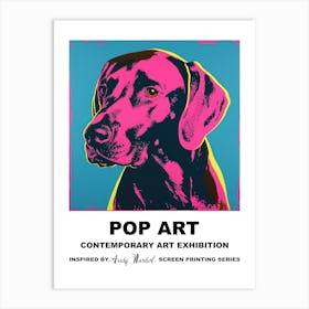 Poster Dog Pop Art 2 Art Print