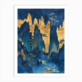 Chinese Mountains 80 Art Print