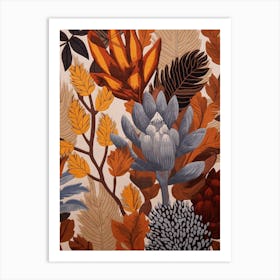 Fall Botanicals Aconitum 2 Art Print