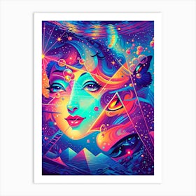 Psychedelic Art 52 Art Print