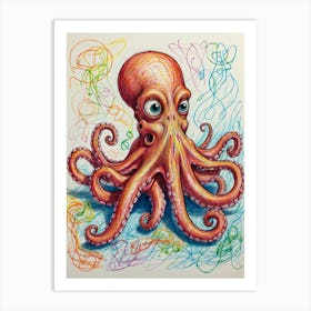 Octopus 6 Art Print