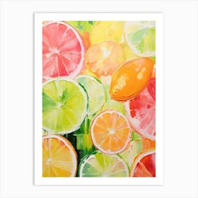 Citrus Slices 4 Art Print