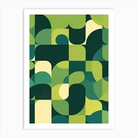 Abstract Geometric Pattern Art Print