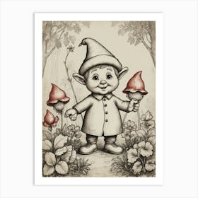 Elf On The Shelf Art Print