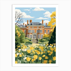 Mount Stewart House And Gardens United Kingdom Illustration 3  Art Print