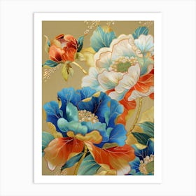 Chinese Flower Painting 99 Art Print