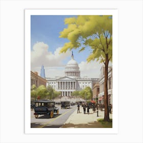 America'S Capitol Art Print