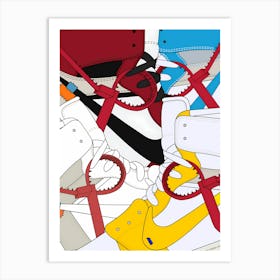 Nike Air Force High Art Print