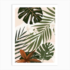 Tropical Leaves 162 Art Print