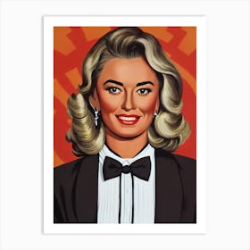 Dorothy Malone Illustration Movies Art Print